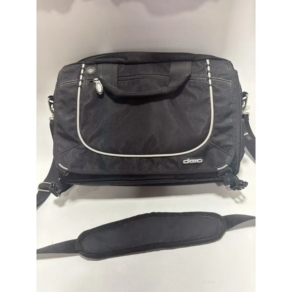 OGIO Laptop Messenger Bag Black Business Computer Briefcase